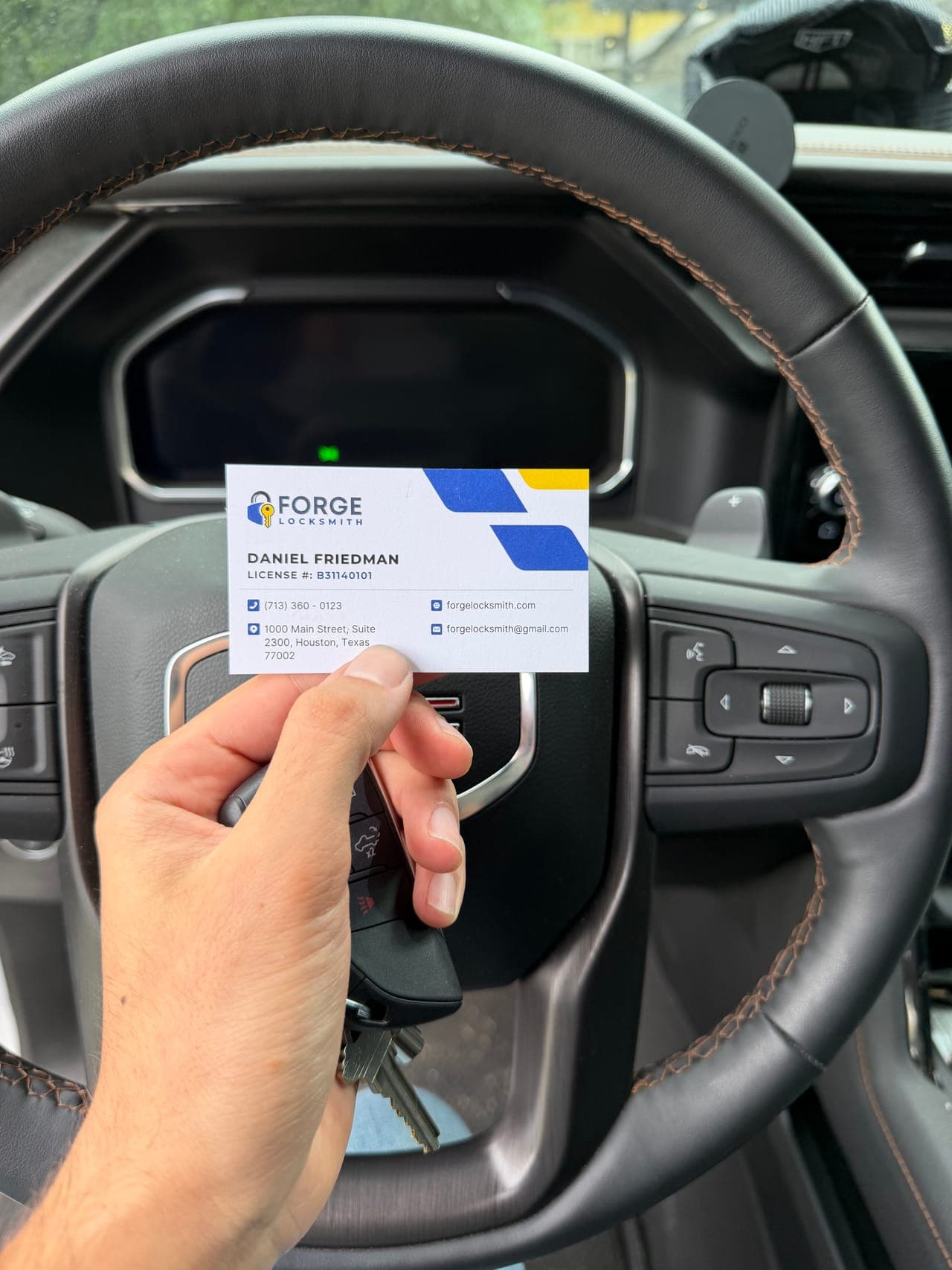 Replacement truck key programmed by Forge Locksmith